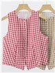 Conjunto chaleco cuadro vichy y pantalón