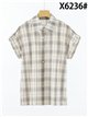 Camisa cuadros manga corta