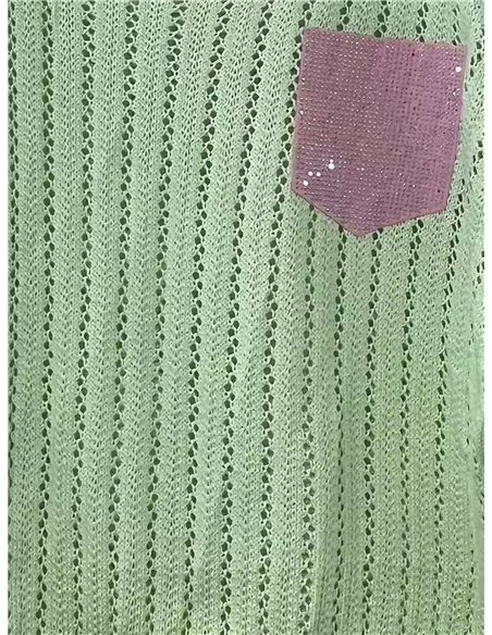 Sparkle open-knit sweater