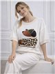 Dachshund charm knit top