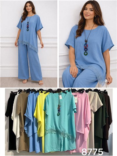 Bluse und Hose aus Spitze (Set) 2