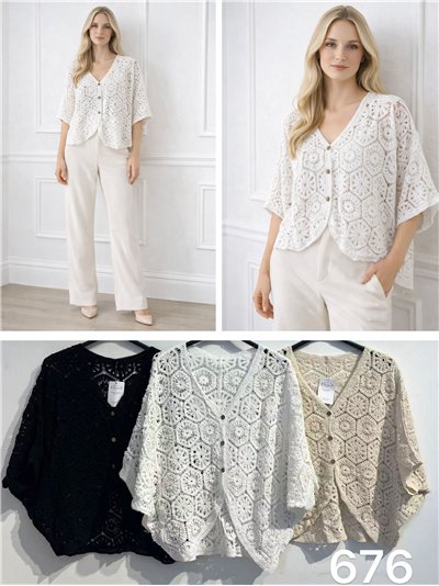 Chaqueta corta de crochet 2