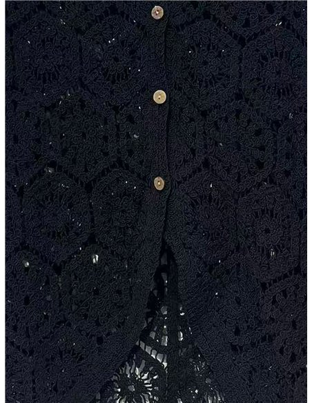 Chaqueta corta de crochet