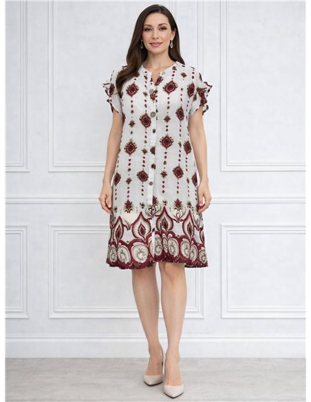 Boho motif dress