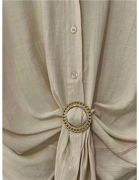 Camisa anudada con aro