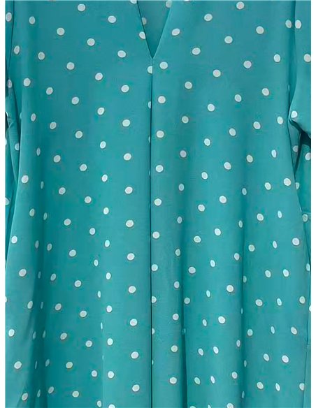 Vestido midi unares cuello pico