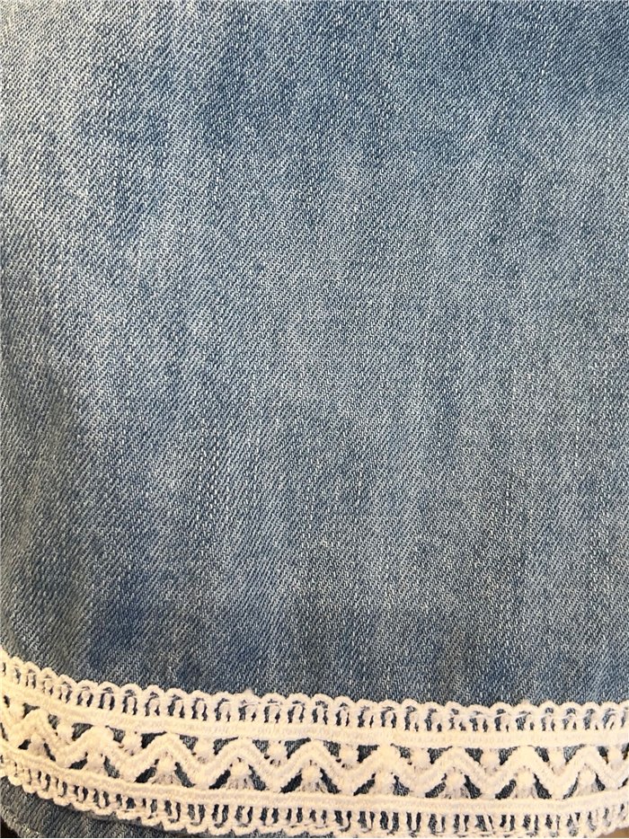 Short denim puntilla