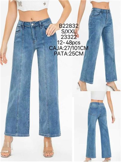 Jeans rectos tiro alto 2