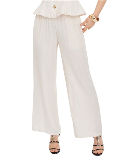 Fluid wide leg trousers