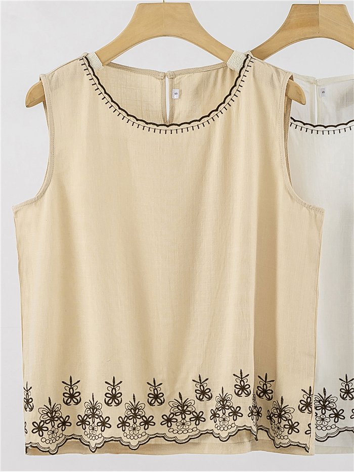 Conjunto top bordado y short