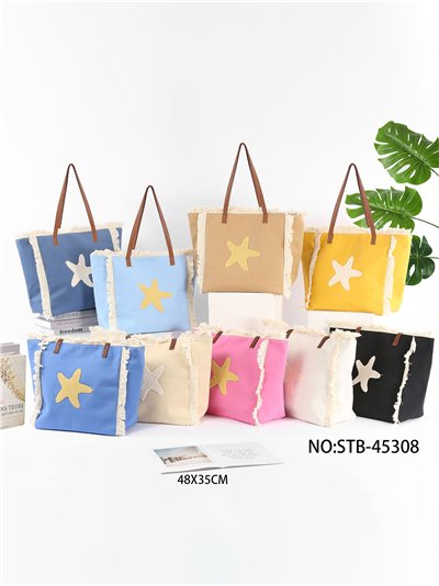 Strandtasche mit Seestern 2