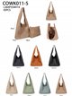 Bolso hobo minimalista con neceser