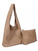 Bolso hobo minimalista con neceser