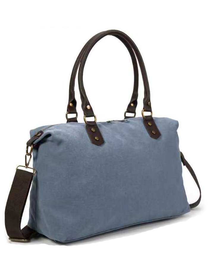 Borsa da bowling in tela stile weekend