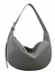 Bolso hobo media luna efecto ante con asa regulable
