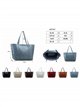 Bolso shopper maxi de hombro con tachas laterales