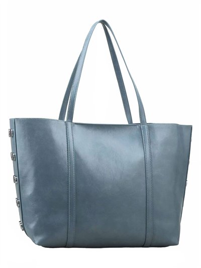 Bolso shopper maxi de hombro con tachas laterales 2