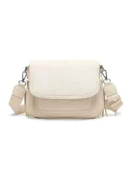 Compact flap crossbody bag