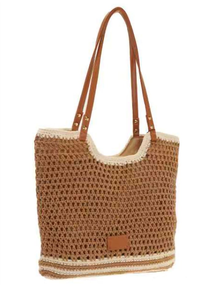 Bolso shopper crochet calado