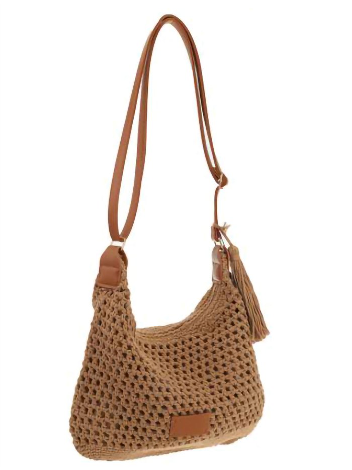 Bolso bandolera crochet calado