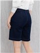 Bermuda denim azul oscuro
