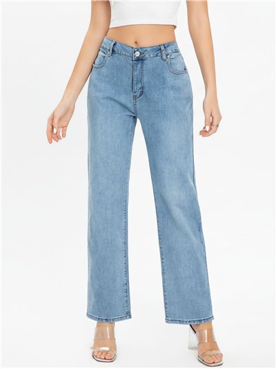 Jeans rectos básicos tallas grandes