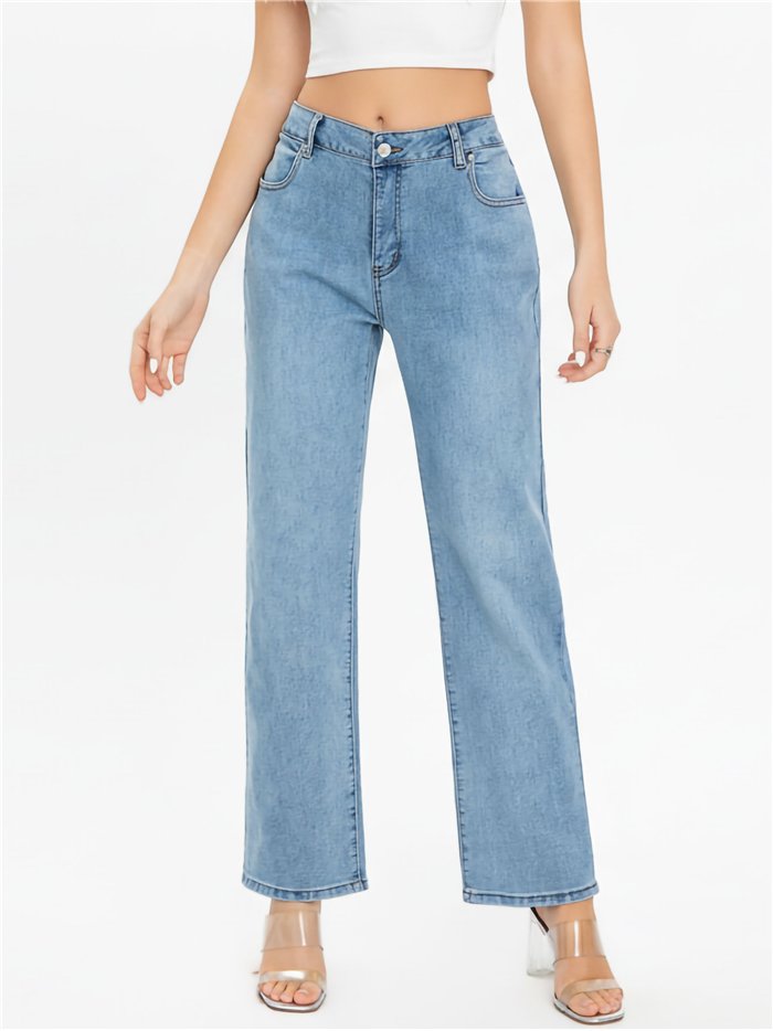 Jeans rectos básicos tallas grandes