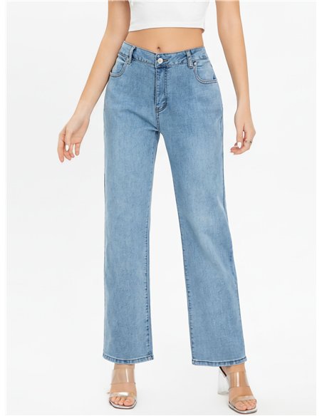 Jeans rectos básicos tallas grandes