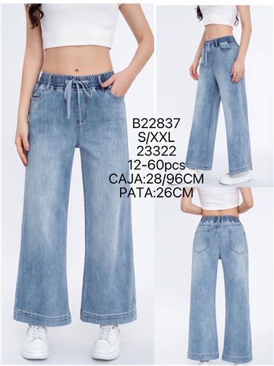 Jeans fluidos con cintura elástica 2