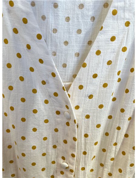 Blusa lunares con volante