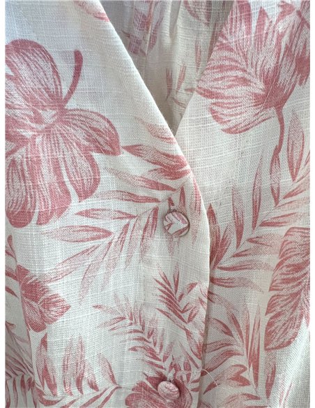 Blusa estampada hojas