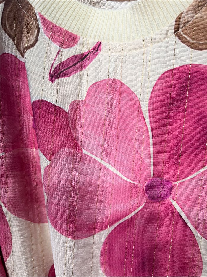 Conjunto top floral y pantalón