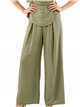 Pantalón palazzo fluido efecto seda
