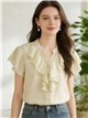 Blusa volantes romántica