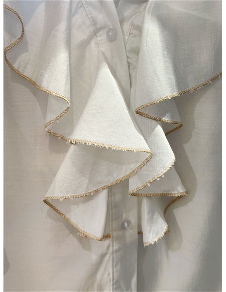 Camicetta romantica con volant