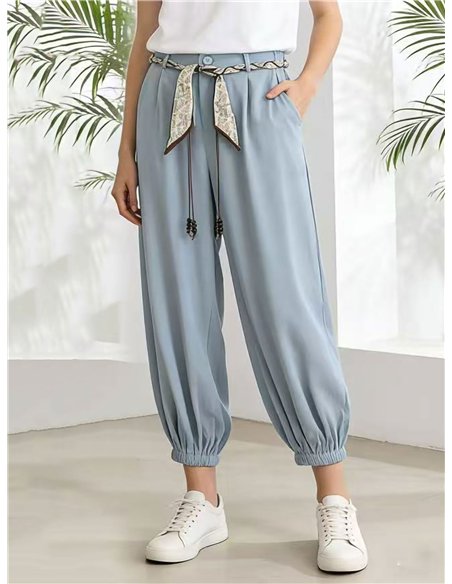 Pantalón jogger con pañuelo