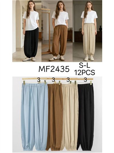 Pantalón bombacho satinado 2