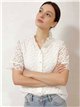 Blusa encaje floral