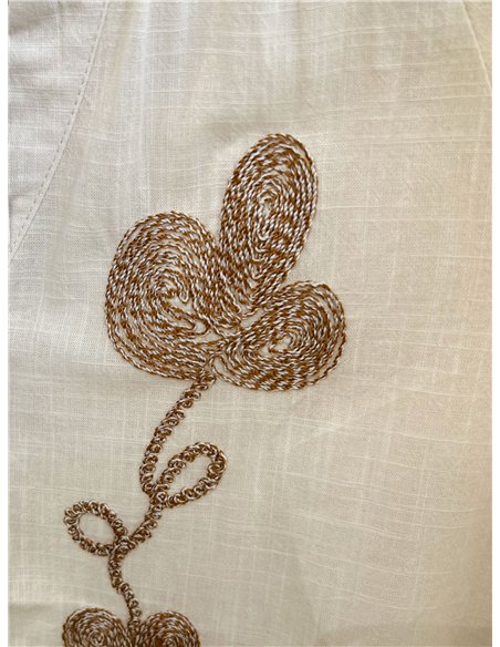 Blusa bordada flores