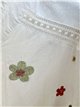 Blusa flores bordadas