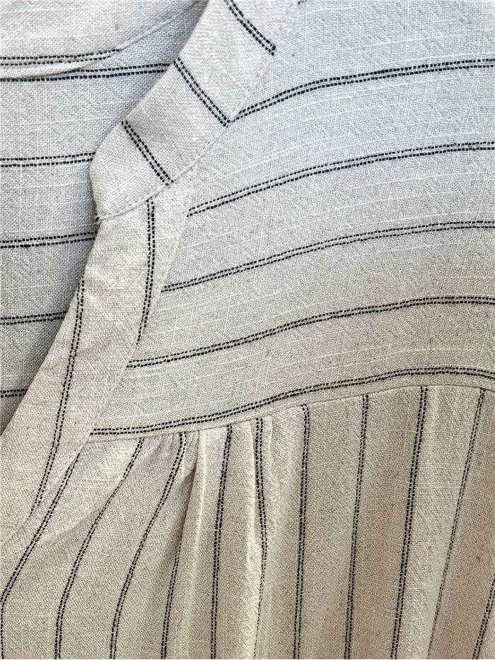 Blusa rayas botonadura