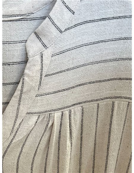 Blusa rayas botonadura