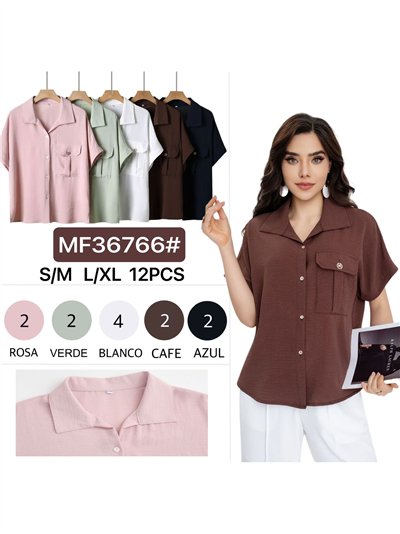 Camisa fluida bolsillo 2