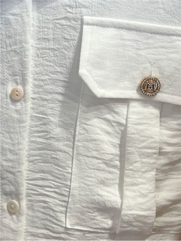 Camisa fluida bolsillo