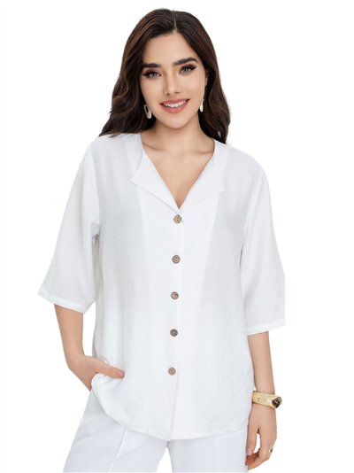 Blusa fluida con botones