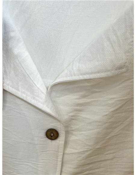 Blusa fluida con botones