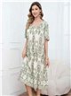 Vestido midi estampado boho talla grande