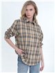 Camisa cuadros con pedrería