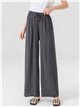 Pantaloni palazzo fluidi con elastico in vita e coulisse