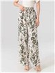 Pantalón palazzo estampado floral